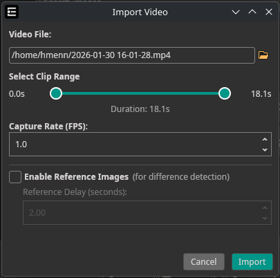 Video Import Tool