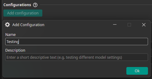 Add a configuration