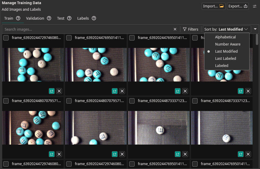 Improved dataset management