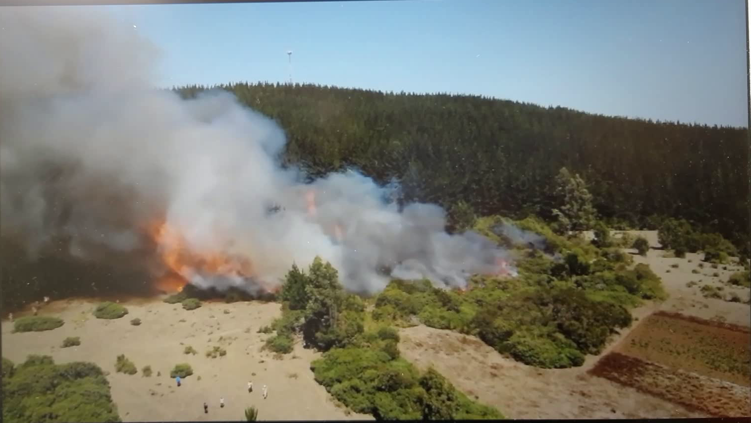 Wildfire drone image 2 - original