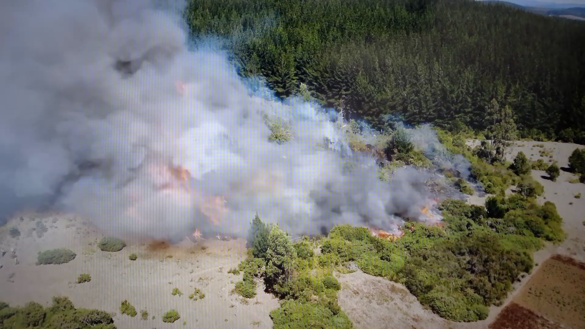 Wildfire drone image 3 - original