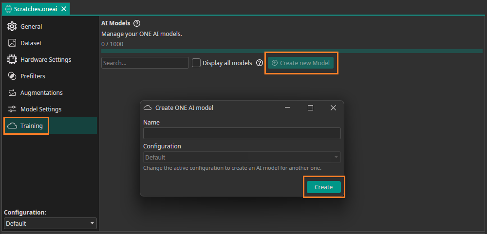 Create Model