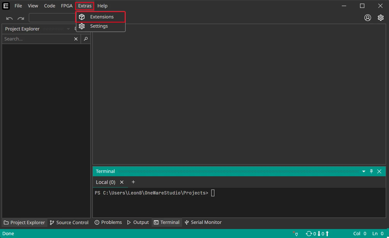 Extension Installation