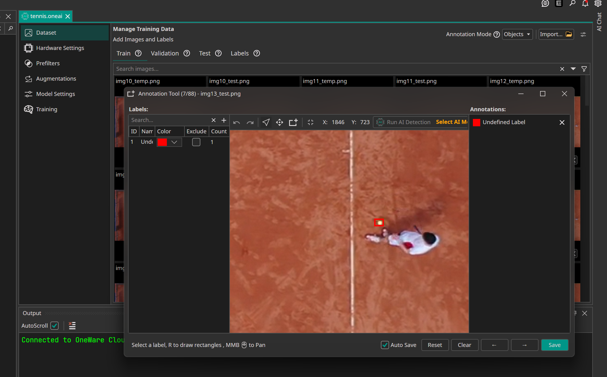 Wildfire segmentation overlay example