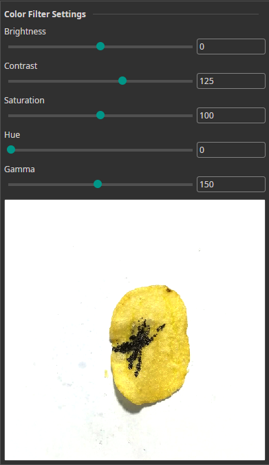 Color Filter adjusted